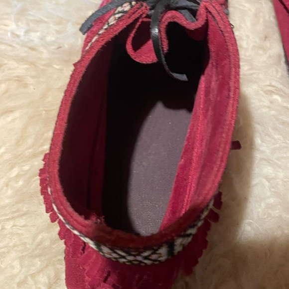 Laurentian Chief suede fringe moccasins - Picture 3 of 11